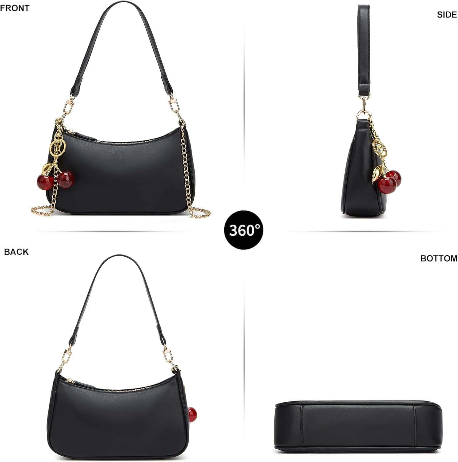 Women Cute Hobo Cherry Purse
